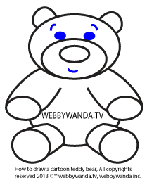 webbywanda'tv's how to draw a cartoon teddy bear